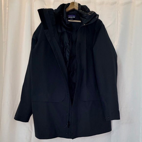 Mens Patagonia Tres 3-1 Parka. Black. Size XXL - Picture 6 of 6